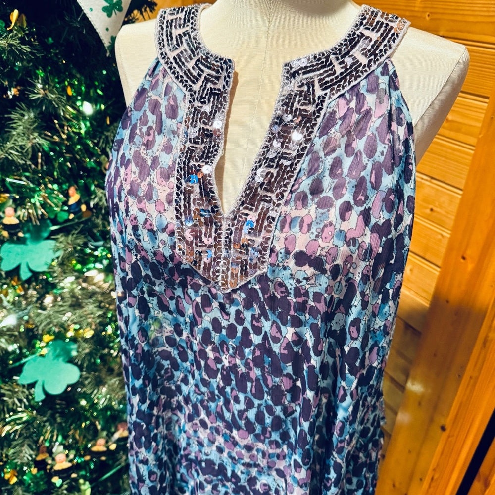 Free People Printed Tunic Dress | Size Medium - Picture 4 of 5